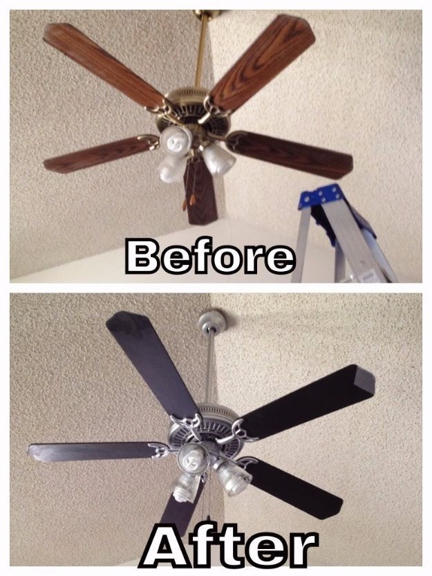 DIY Home Improvement On A Budget – Update Your Ceiling Fan – Easy and Cheap Do It Yourself Tutorials for Updating and Renovating