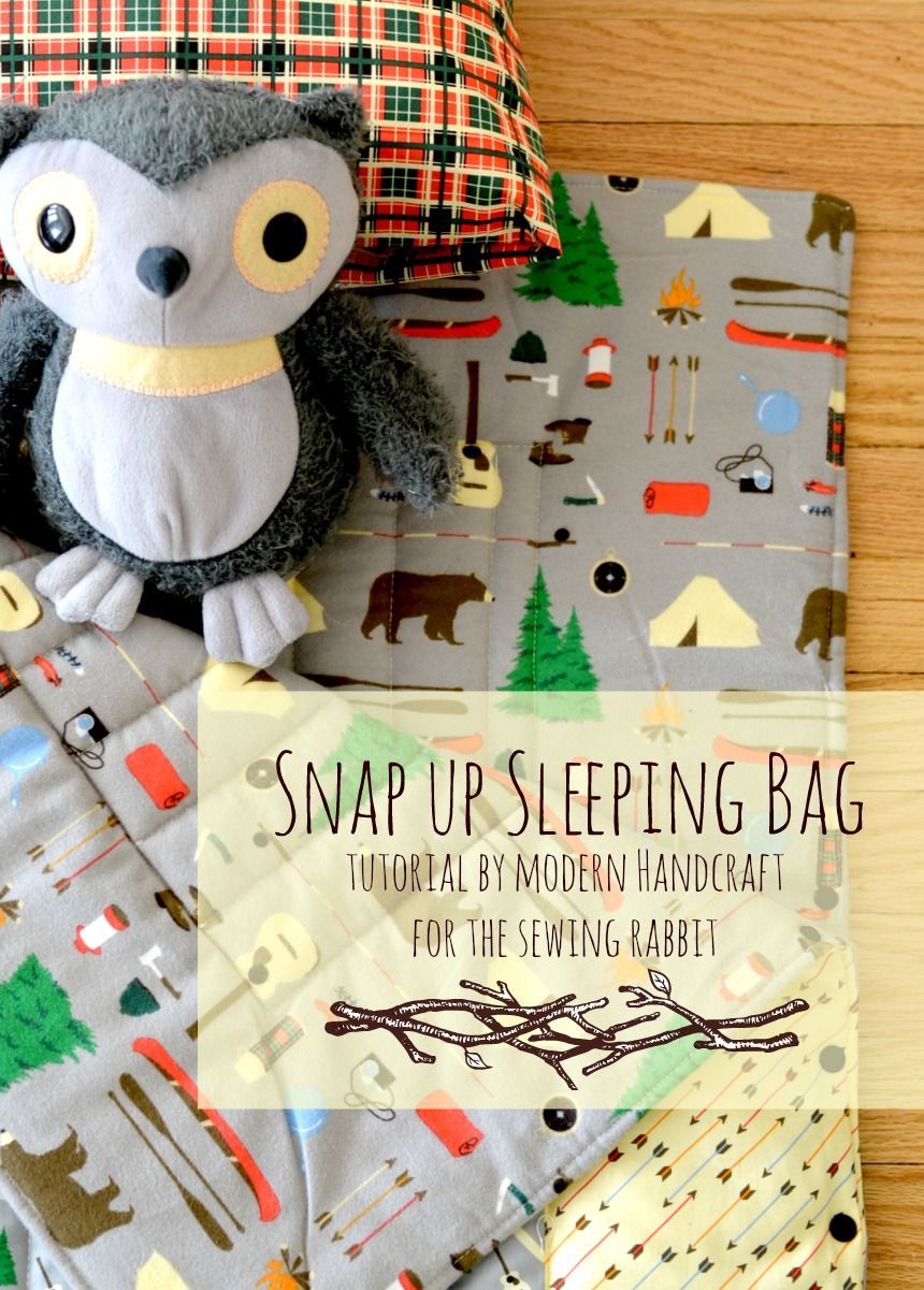 Going camping?  MAKE THIS: a snap up sleeping bag diy – turns from a sleeping bag into a blanket!