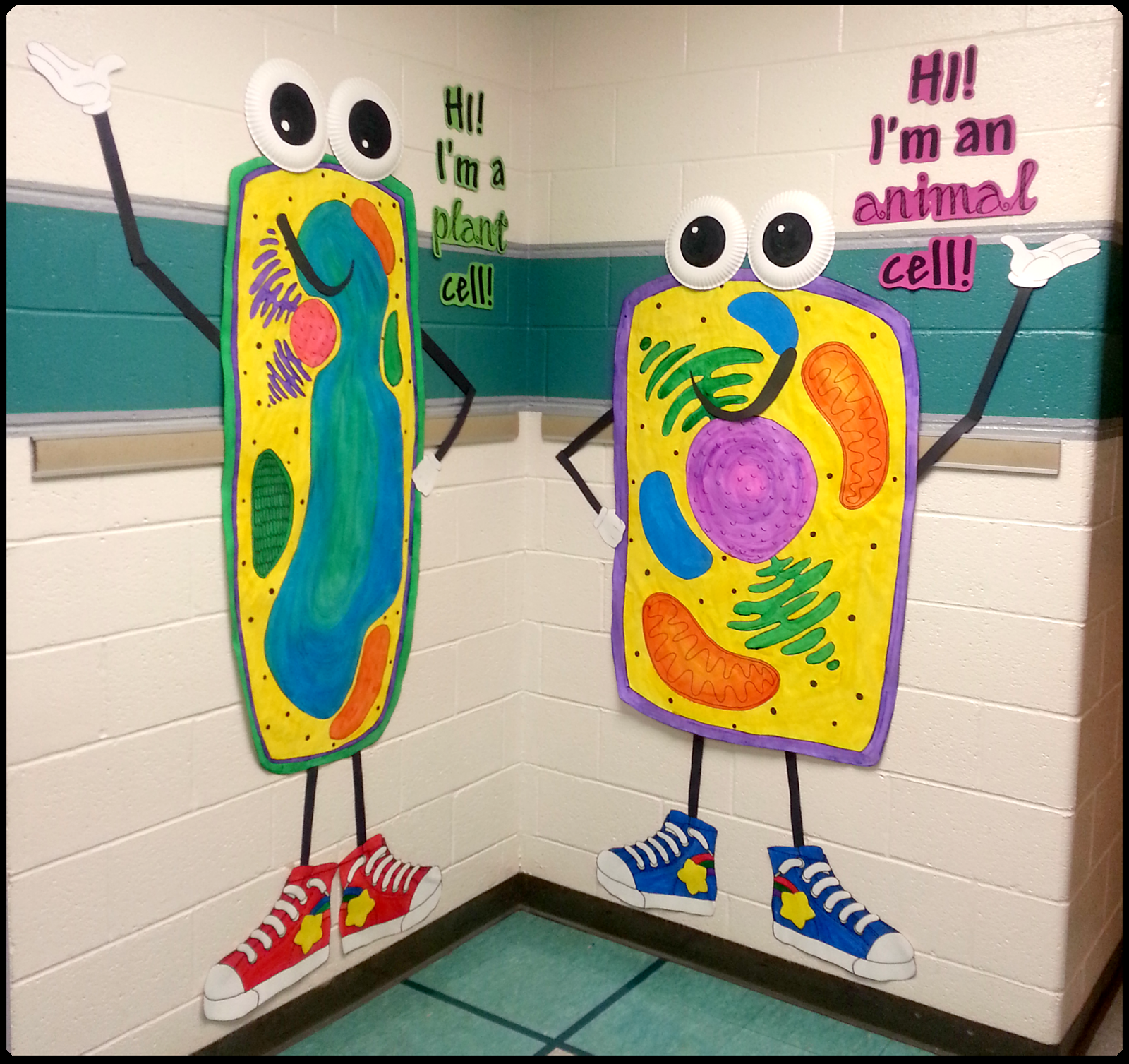 How cute are these cells?  Keep clicking on the picture to take a look at these adorable cells, a tepee, and some other fun