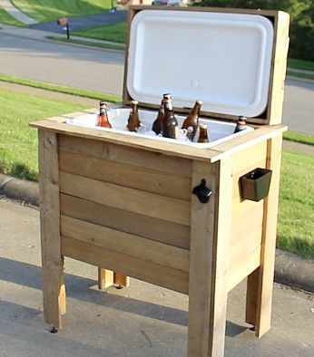 How to Build a Rustic Cooler from FREE Pallet Wood / Home Repair Tutor