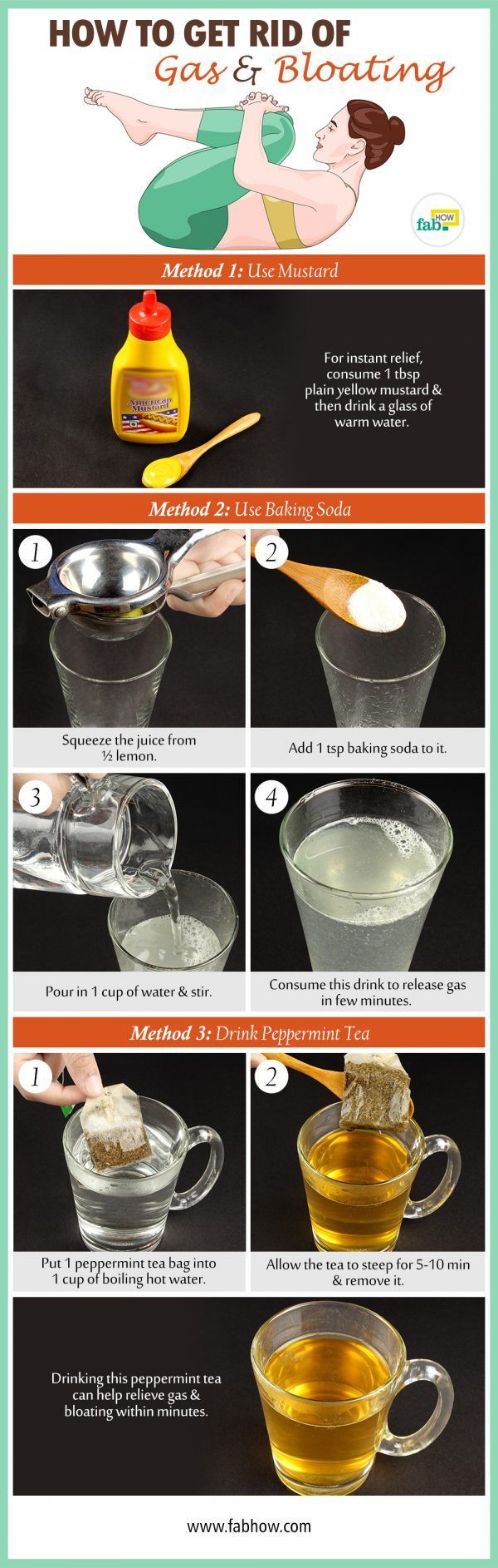 How to Get Rid of Gas and Bloating in Just A Few Minutes this Mustard and Baking Soda Home Remedies