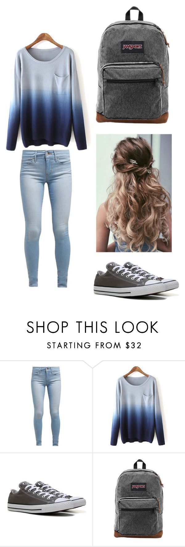 “How To Wear Outfits For School” by riljeep on Polyvore featuring Levi’s, Converse and JanSport