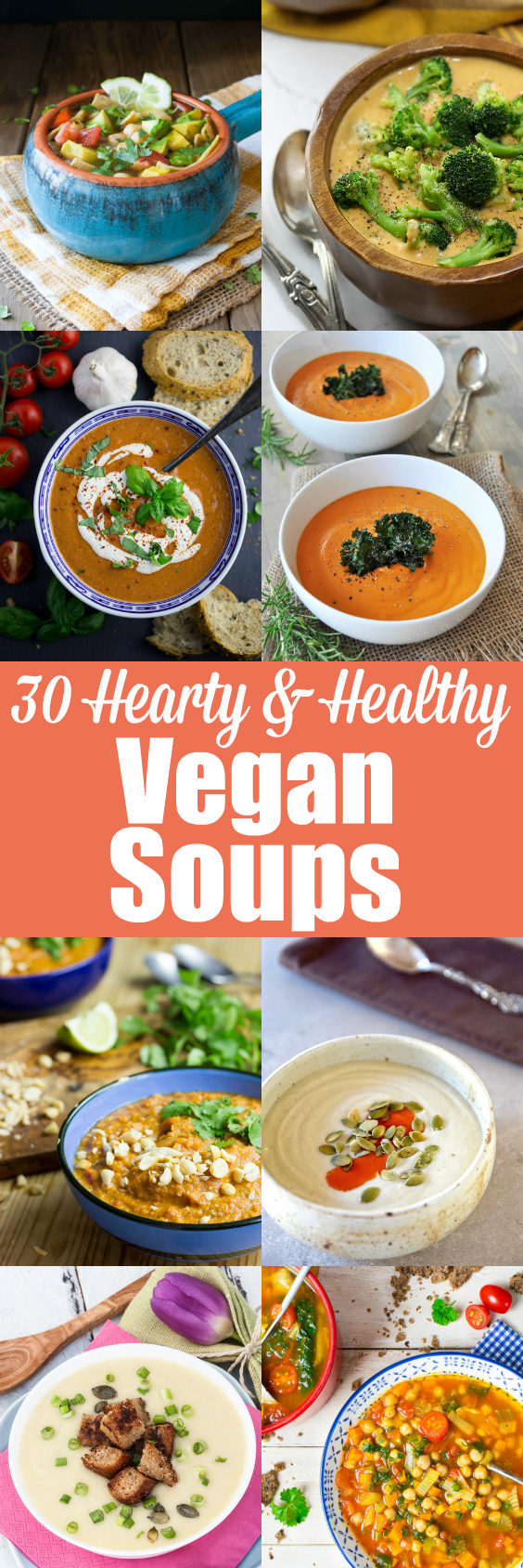 If you’re looking for delicious and filling vegan soups and stews, look no further! I teamed up with some of my blogger friends