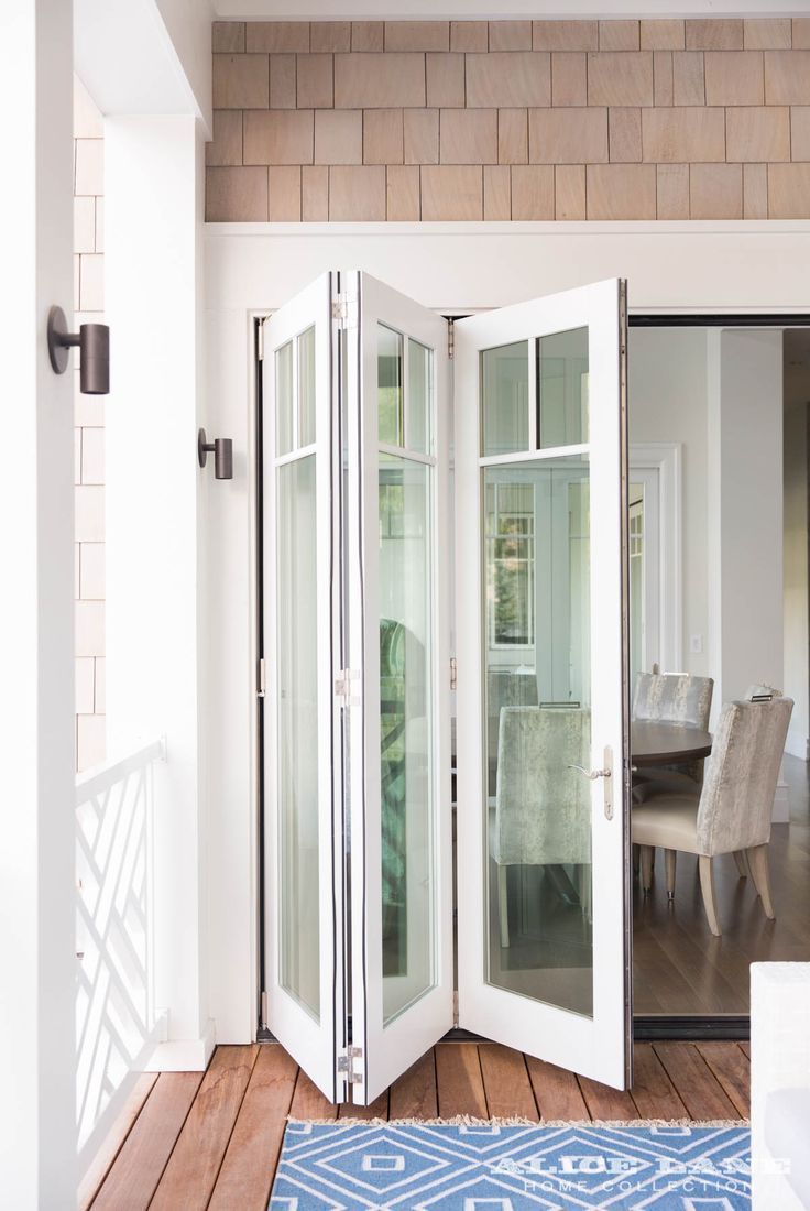 It’s Memorial Day weekend! Go outside and play in the beautiful sunshine. This tri-fold door that leads from the breakfast nook to