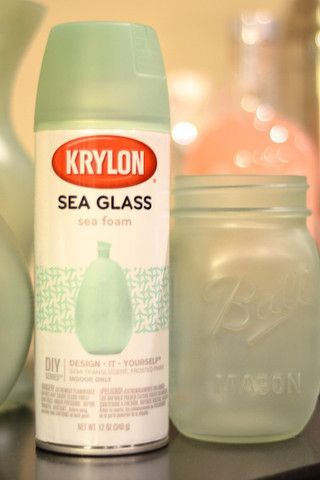 Krylon Sea Glass Vases – Craft Box Girls