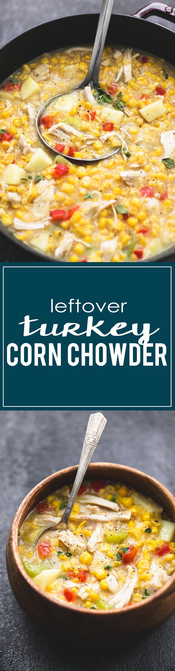 Leftover Turkey (or chicken) Corn Chowder