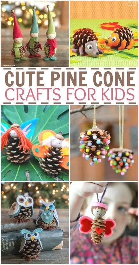 Looking for some fun fall and winter pinecone craft ideas for kids? These cute pine cone crafts are so fun and creative they’ll