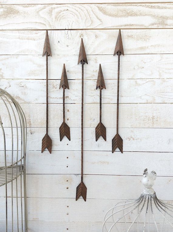 Metal Arrow Home Decor Arrow Wall Art Native by CamillaCotton