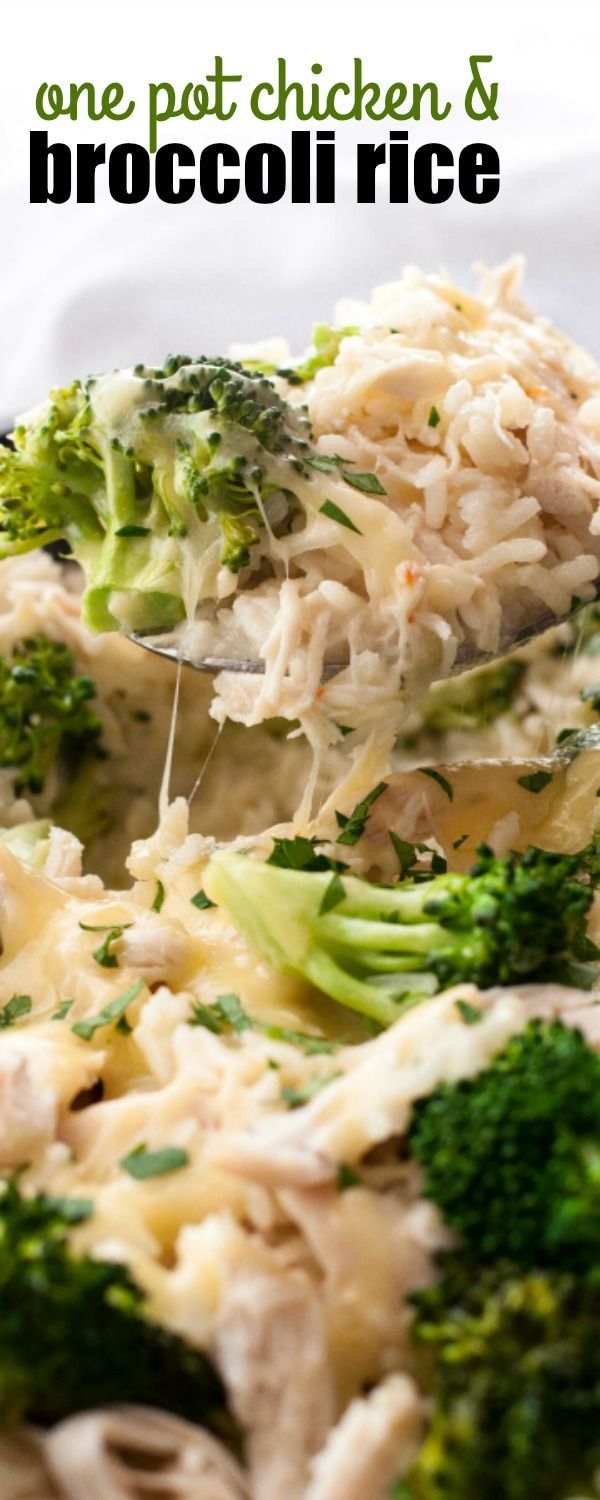 One-pot chicken and broccoli rice is an essential back-pocket recipe for those really busy nights, and it only takes 20 minutes to