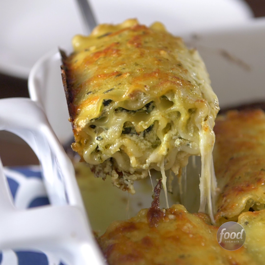 Recipe of the Day: Cheesy Pesto Lasagna Rolls Tender noodles, creamy ricotta, melty mozzarella — there’s so much to love about