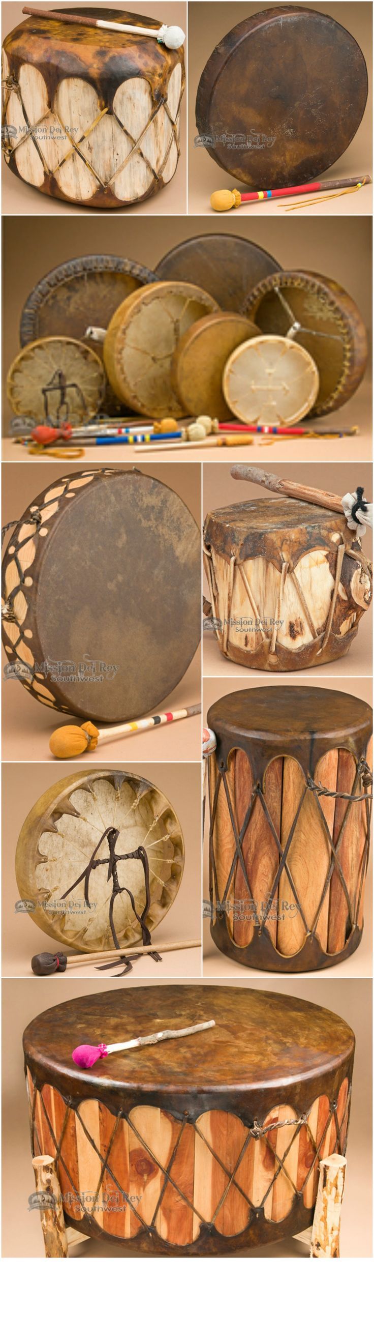 See our gallery of Native American drums for sale, to find the best in Native rawhide drums.  Created by hand, our drums are made