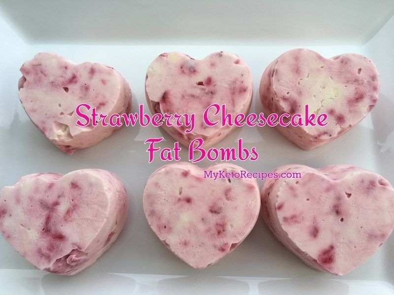 Strawberry Cheesecake Fat Bombs For the Keto Diet