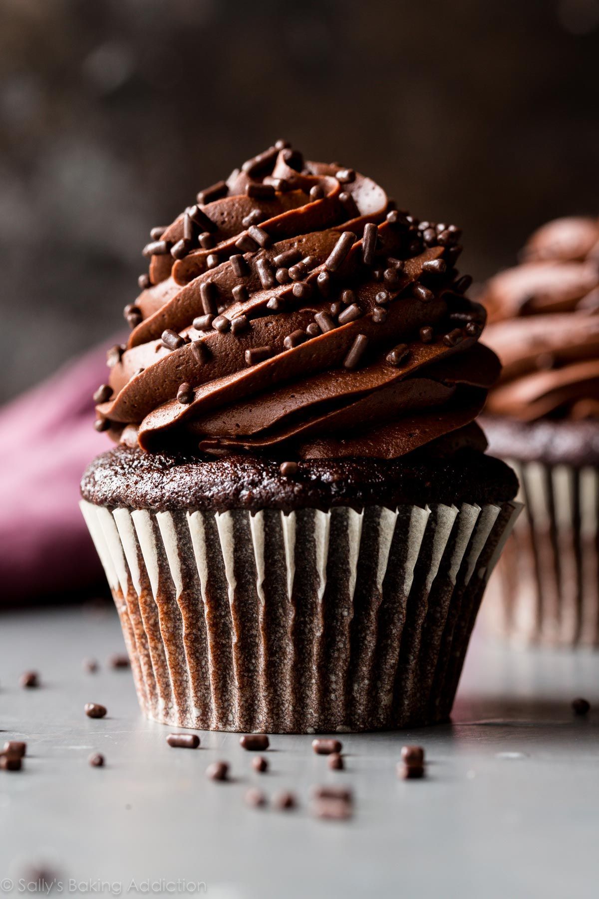 The only chocolate cupcake recipe you need! Homemade, moist, rich, super chocolate flavor, and so easy to make with chocolate