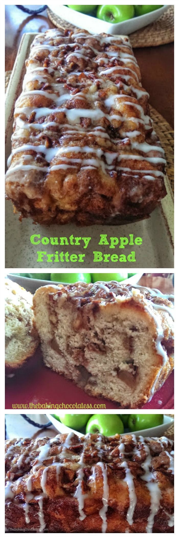 This Awesome Country Apple Fritter Bread  is one of the top recipes on the blog!  It’s so versatile, delicious and doesn’t