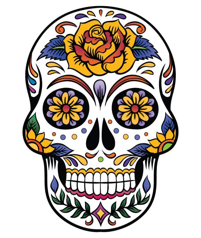 TOP 60 des plus belles têtes de mort mexicaines