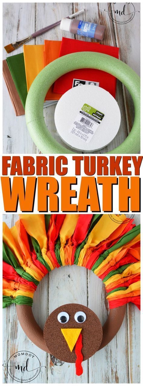 Turkey Wreath How-To