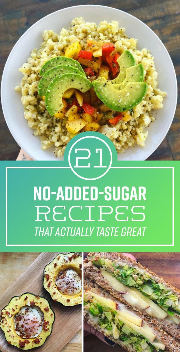 You don’t need to add sugar to make a meal taste good!