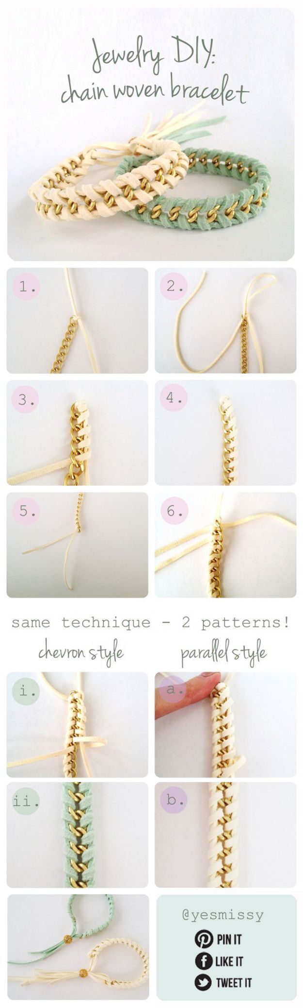 DIY Braided Bracelets | Just follow the step by step instructions to create this cute bracelets. #DiyReady www.diyready.com