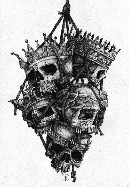 Famous Skulls (personally not a fan of skulls…kinda dark for my taste but this is a really intriguing concept!)