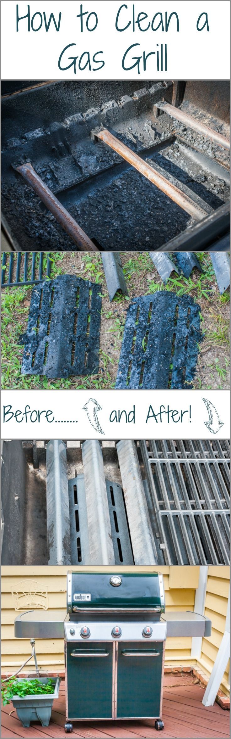 How to clean a Gas Grill! It’s so important that you properly clean your gas grill if you want great tasting food! With easy step