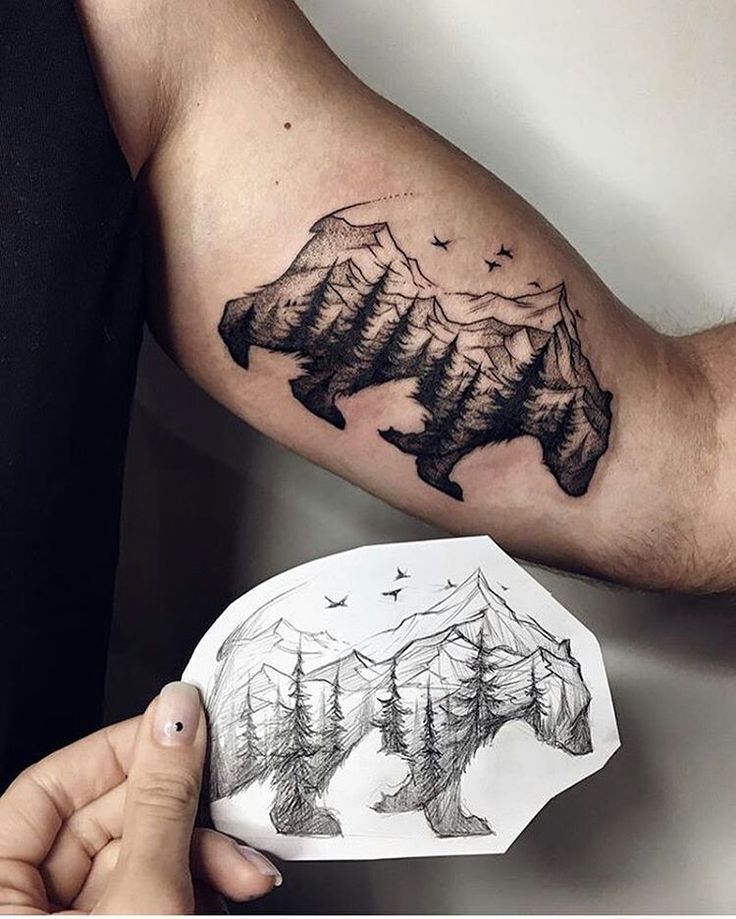 Image result for nature tattoos for men