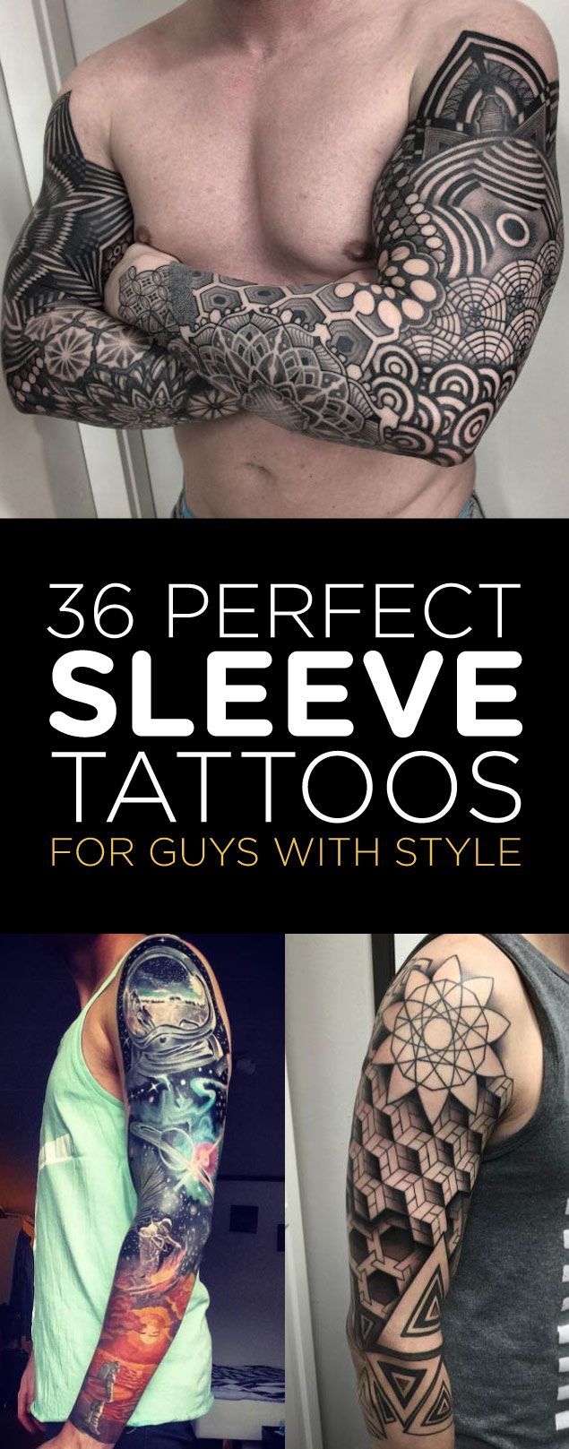 Perfect Sleeve Tattoo Designs for Men | TattooBlend