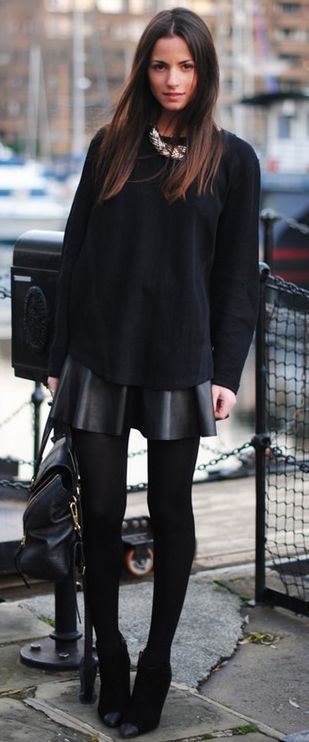 19 black style winter
 ideas