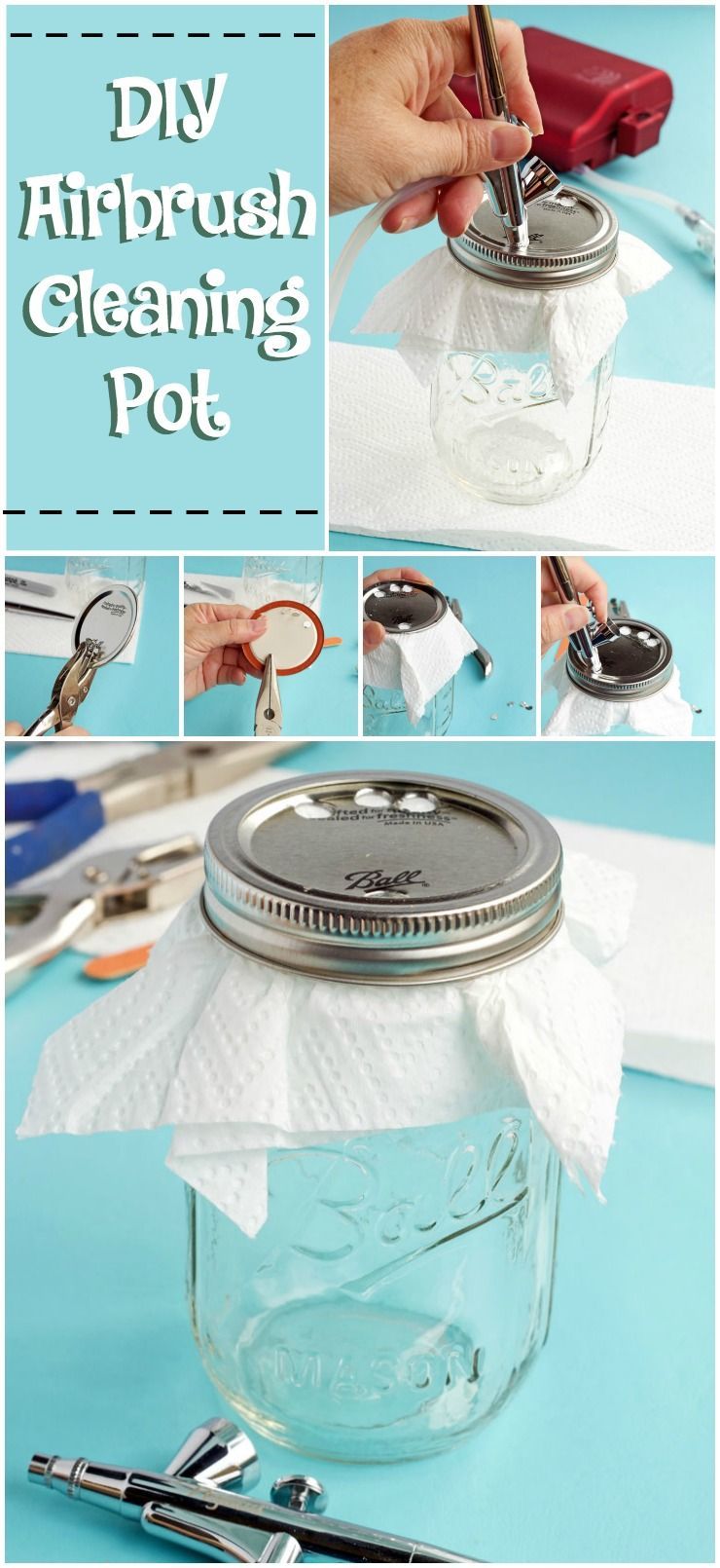 DIY Airbrush Cleaning Pot -   20 decor cookies diy
 ideas