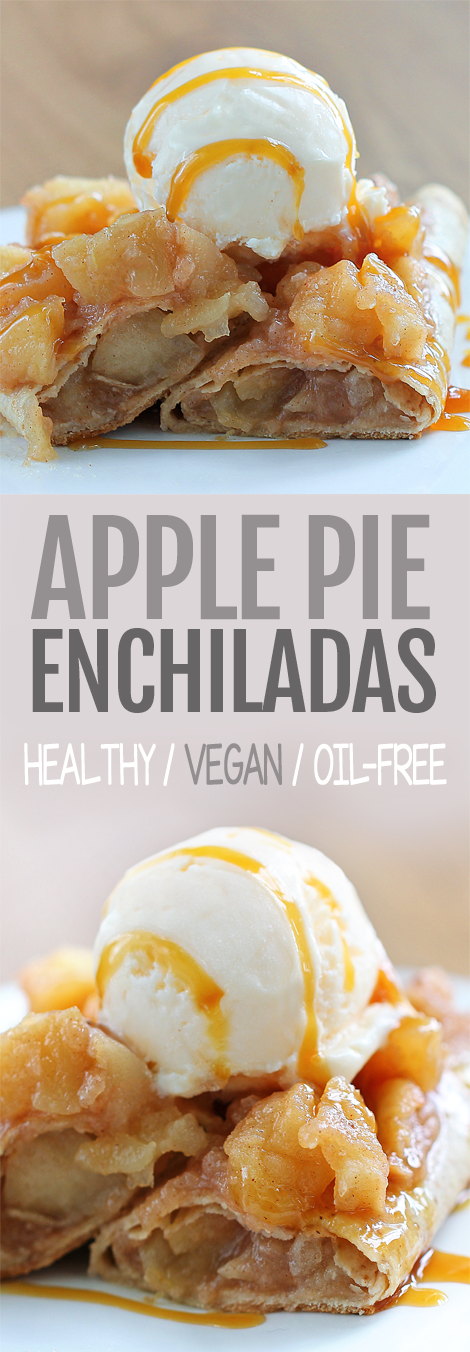 8 Ingredient Breakfast Apple Pie Enchiladas - these are SO good! -   21 baking recipes pie
 ideas
