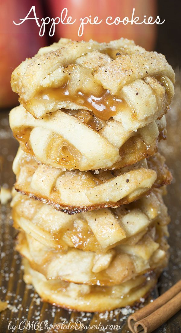 Apple Pie Cookies -   21 baking recipes pie
 ideas