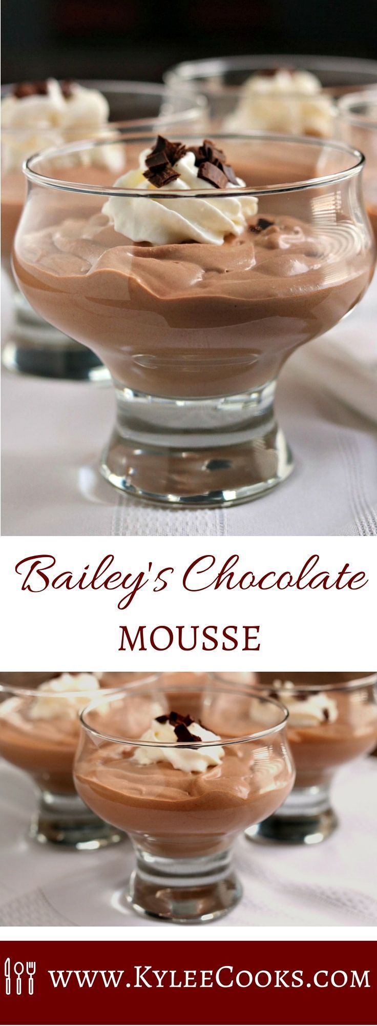 Bailey's Chocolate Mousse -   21 romantic dinner recipes
 ideas