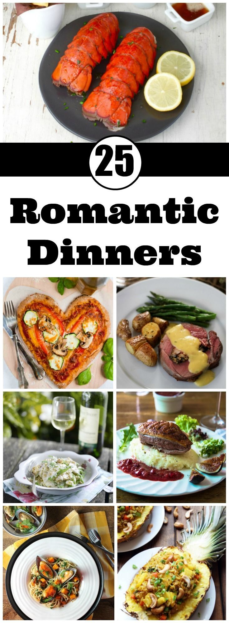25 Romantic Dinners To Fall In Love All Over Again -   21 romantic dinner recipes
 ideas