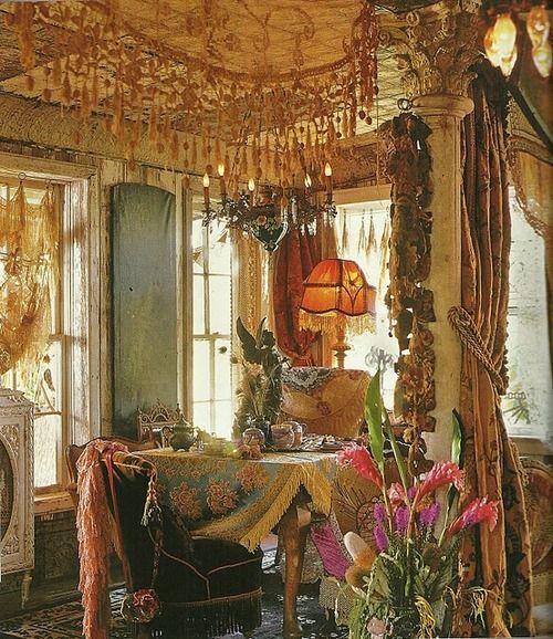 Gypsy Decor | Gypsy Style ~ Bohemian Interiors and Eclectic Homes | Evolving Bliss -   22 gypsy style home
 ideas