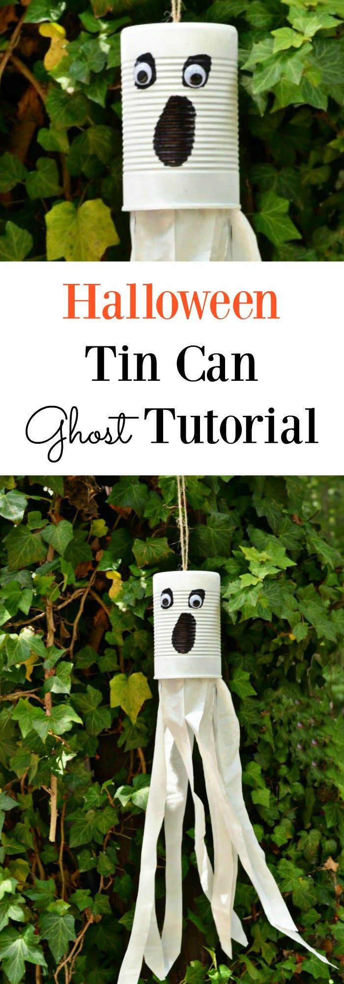 Halloween Tin Can Ghost -   22 halloween decor people
 ideas