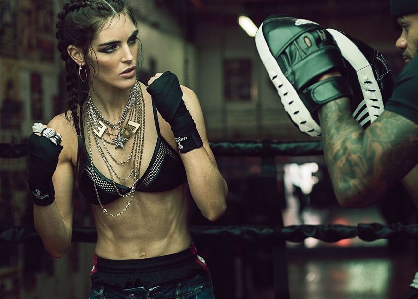 Harper's Bazaar Turkey January 2017 Hilary Rhoda by Matallana -   23 fitness fashion editorial
 ideas