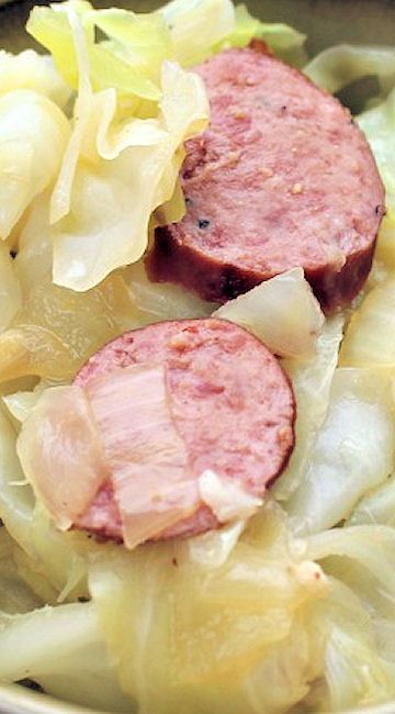 Cabbage with Turkey Sausage Recipe -   23 sausage recipes cabbage
 ideas