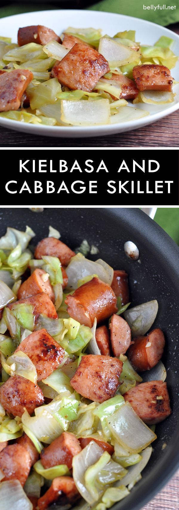 Kielbasa and Cabbage Skillet -   23 sausage recipes cabbage
 ideas