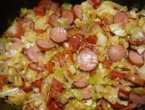 Cabbage Sausage Skillet With A Twist -   23 sausage recipes cabbage
 ideas