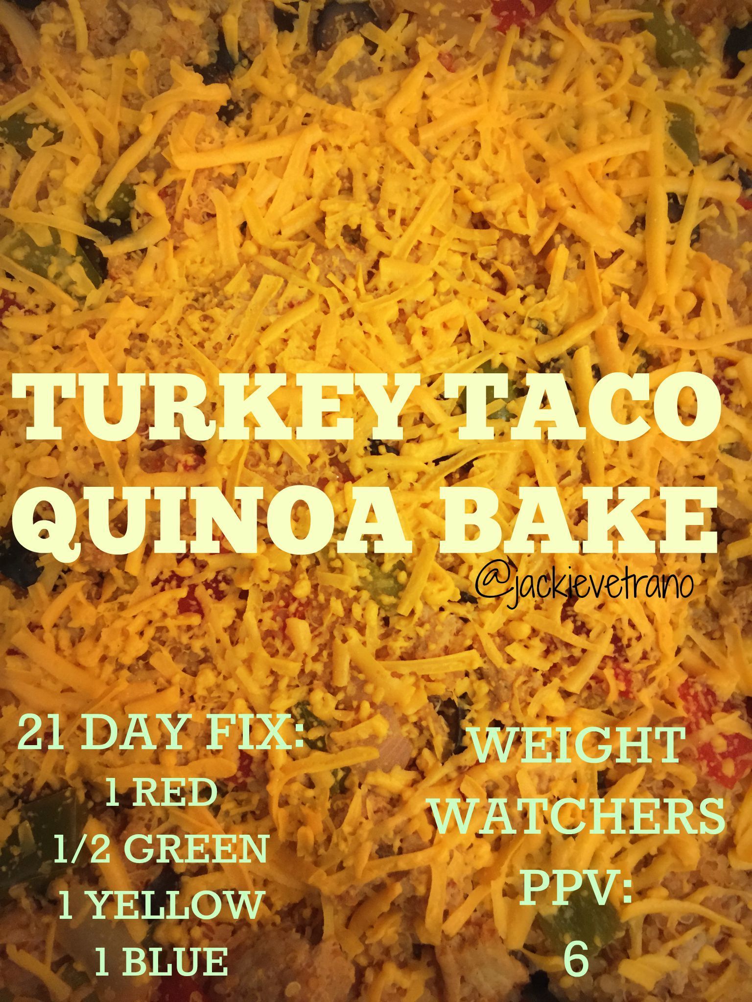 Taco Quinoa Bake -   24 21 day turkey
 ideas