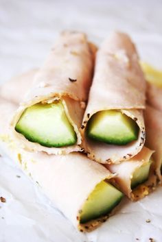 Five 21 Day Fix Snacks - Turkey, Dijon, & Cucumber Wraps -   24 21 day turkey
 ideas