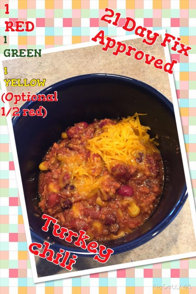 SuperMoms Get Fit:  21 Day Fix Approved --  Crockpot Turkey Chili  In... -   24 21 day turkey
 ideas