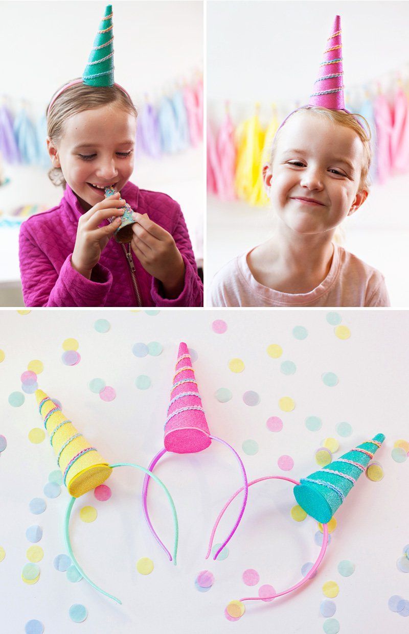 (Simple & Sweet) Unicorn Birthday Party Ideas -   24 diy headbands unicorn
 ideas
