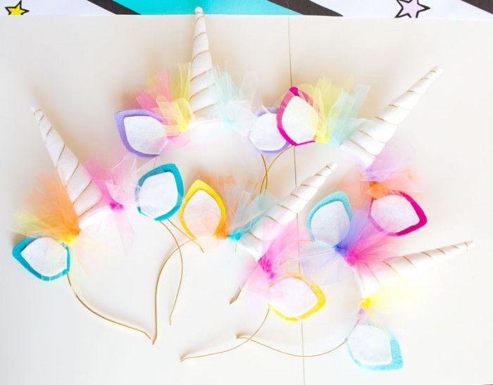 Unicorn Birthday Party Decorations by -   24 diy headbands unicorn
 ideas