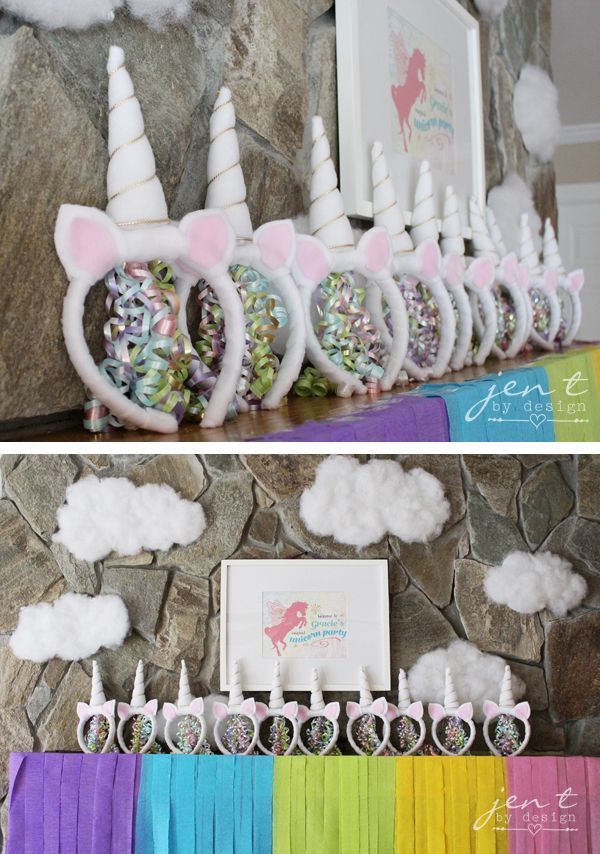 Unicorn Birthday Party Ideas -   24 diy headbands unicorn
 ideas