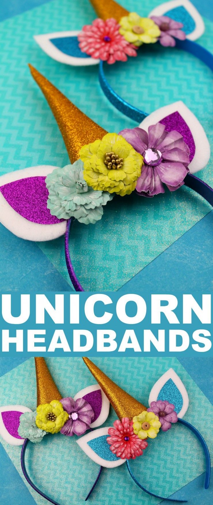 Unicorn Headbands -   24 diy headbands unicorn
 ideas