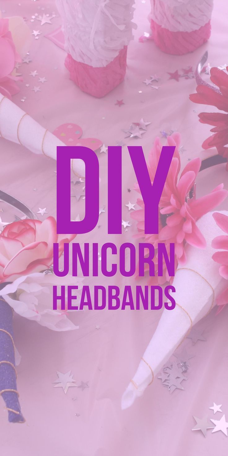 Unicorn Headbands: A Simple DIY for the Non-Crafty Mom -   24 diy headbands unicorn
 ideas