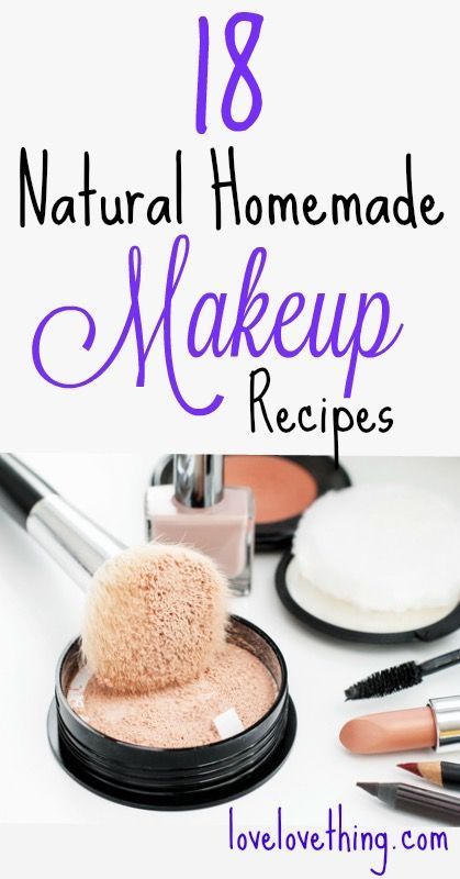 18 Homemade Makeup Recipes -   24 diy makeup products
 ideas