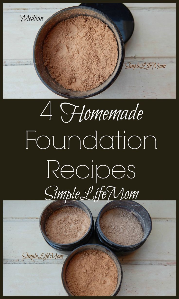 4 Homemade Foundation Recipes - -   24 diy makeup products
 ideas