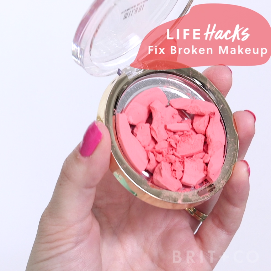 Watch this beauty life hack to learn how to fix your broken makeup. -   24 diy makeup products
 ideas