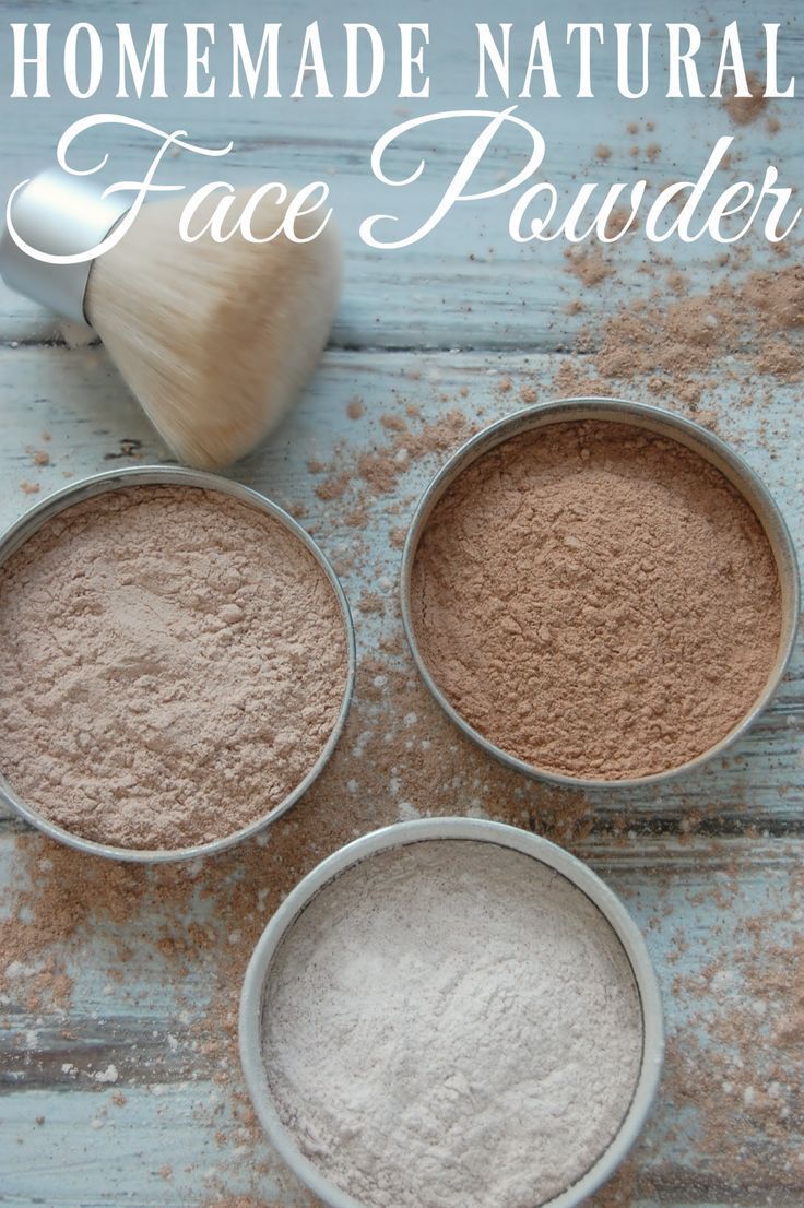 Homemade Natural Face Powder -   24 diy makeup products
 ideas